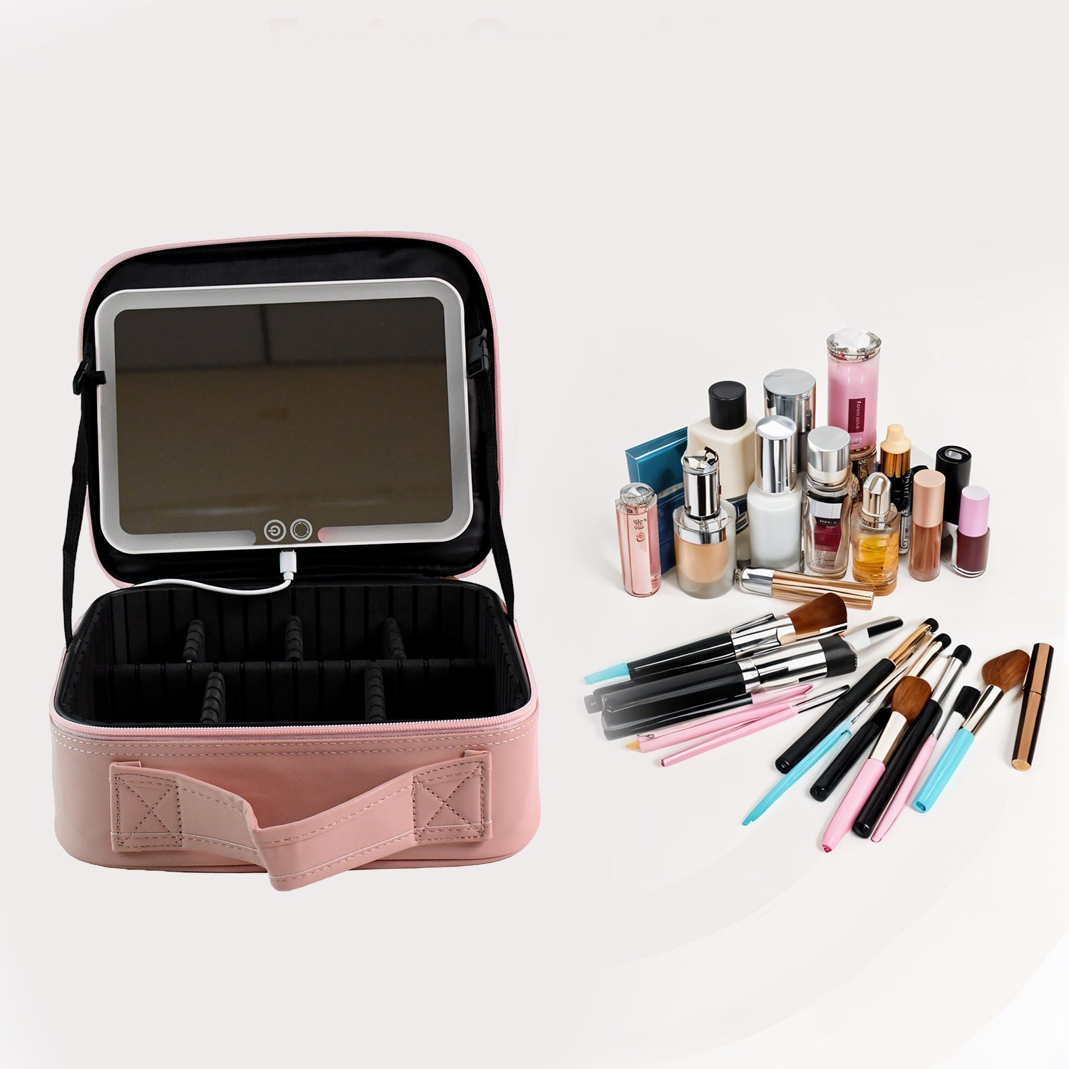 Premium LED Light Makeup Organizer Box Premium LED Light Makeup Organizer Box